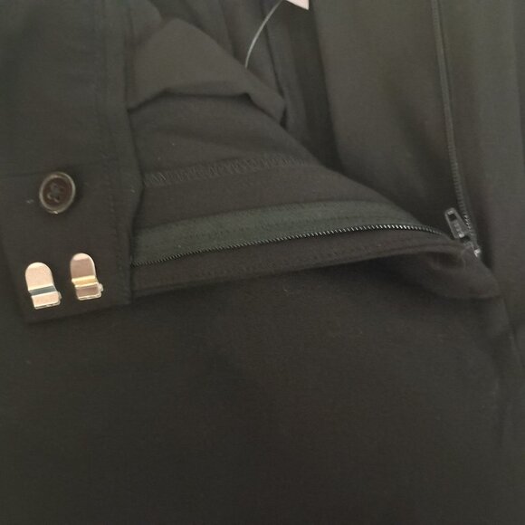 Chico’s Women’s Black Bi-Stretch Straight Crop Pants Size 10 NWT - Picture 8 of 16